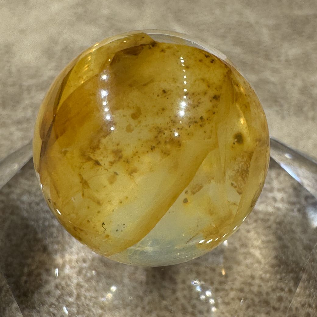 リモナイトインクォーツ ビーズ 16.8mm #BZ1052 - premium stone gallery LIVE