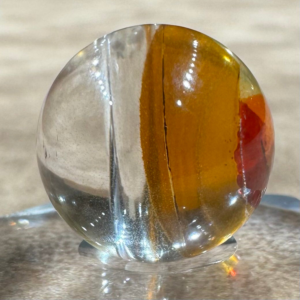 リモナイト,ヘマタイトインクォーツ ビーズ 14.2mm #BZ1053 - premium stone gallery LIVE