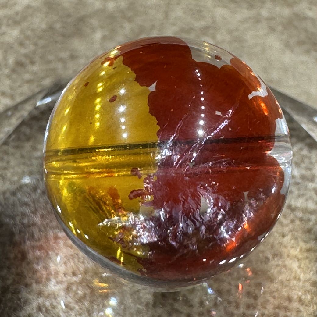 リモナイト,ヘマタイトインクォーツ ビーズ 14.2mm #BZ1054 - premium stone gallery LIVE