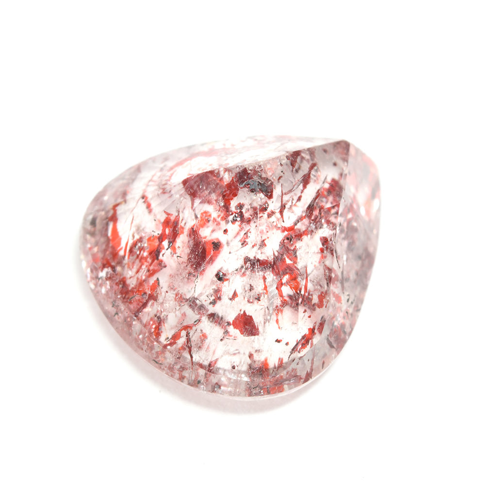 レピドクロサイト・イン・クォーツ ペア・シェイプ・カット 5.561ct #JWA2070