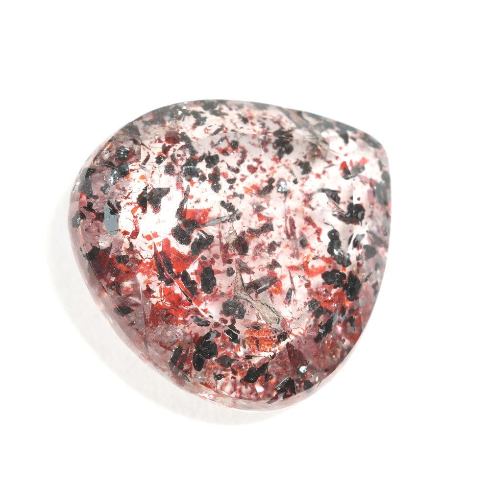 レピドクロサイト・イン・クォーツ ペア・シェイプ・カット 8.921ct #JWA2073