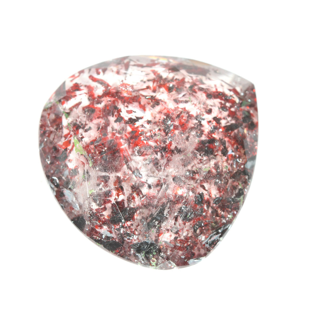 レピドクロサイト・イン・クォーツ ペア・シェイプ・カット 10.121ct #JWA2074