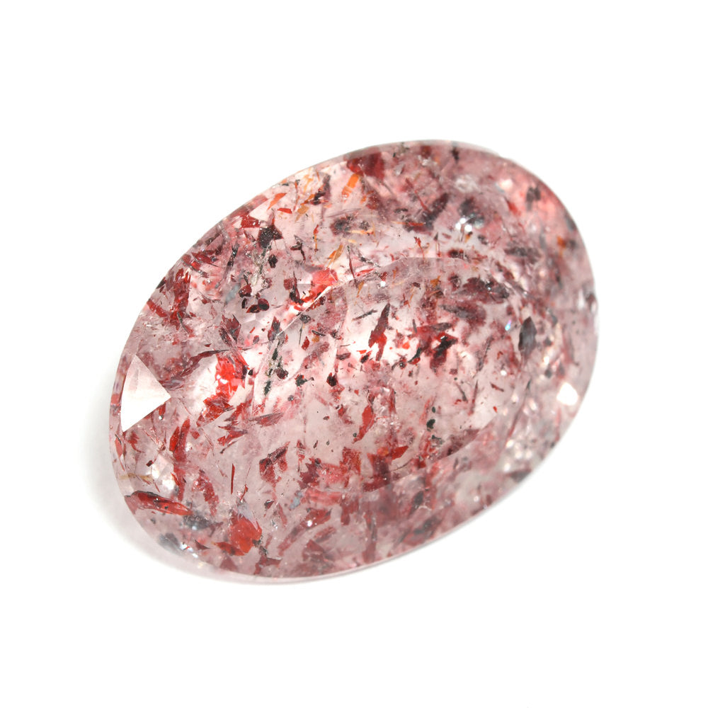 レピドクロサイト・イン・クォーツ オーバル・ミックス・カット 8.161ct #JWA2075