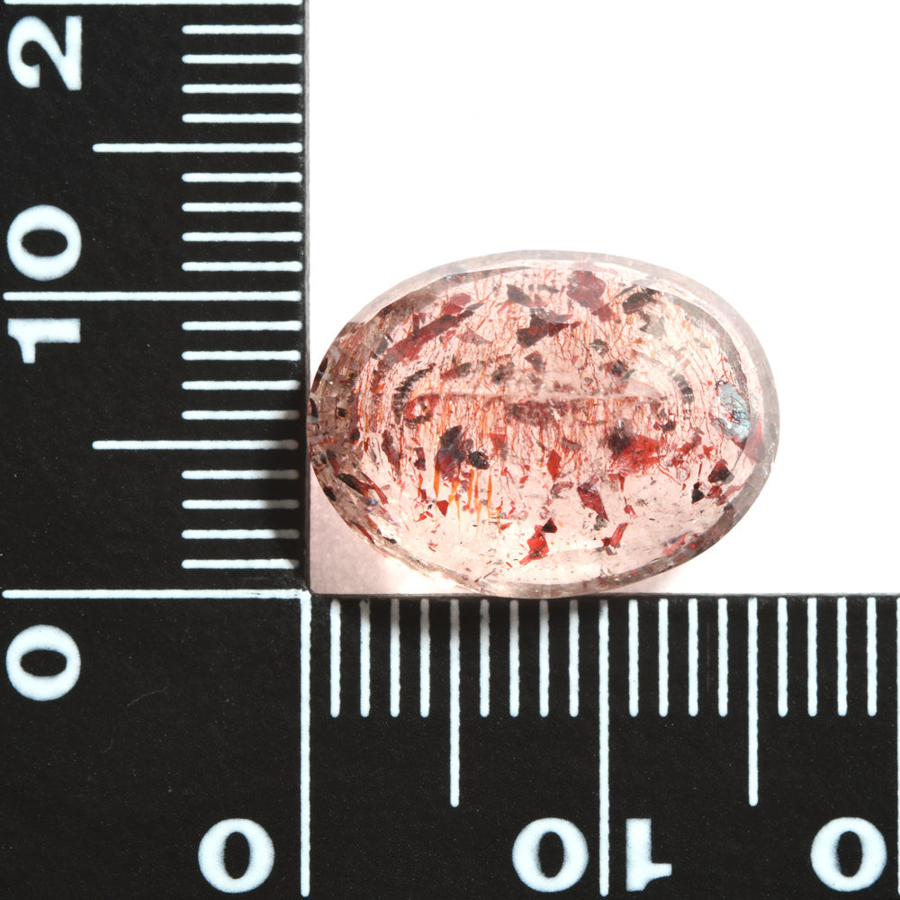 レピドクロサイト・イン・クォーツ オーバル・ミックス・カット 9.524ct #JWA2076