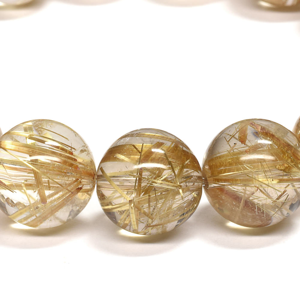 タイチンルチルクォーツ ブレスレット 12mm #NL891