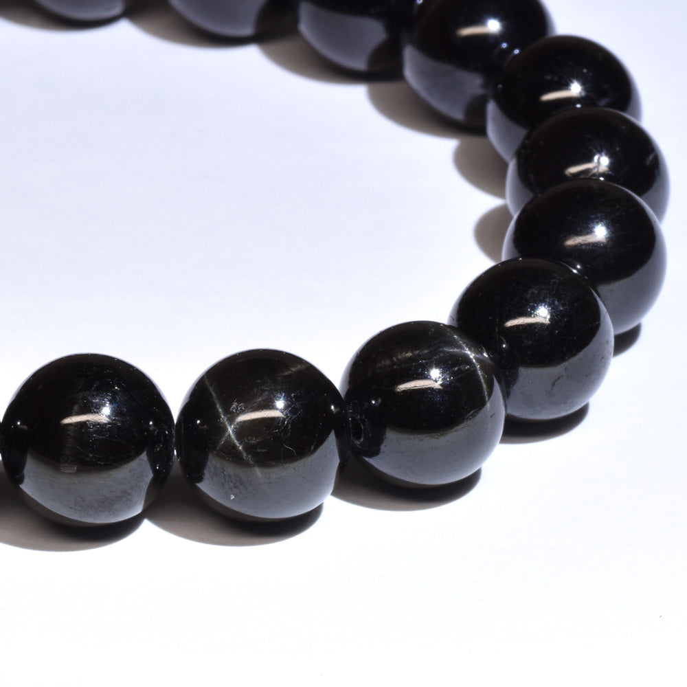 ブラックスター(ブラックダイオプサイト) ブレスレット 10mm #PB608