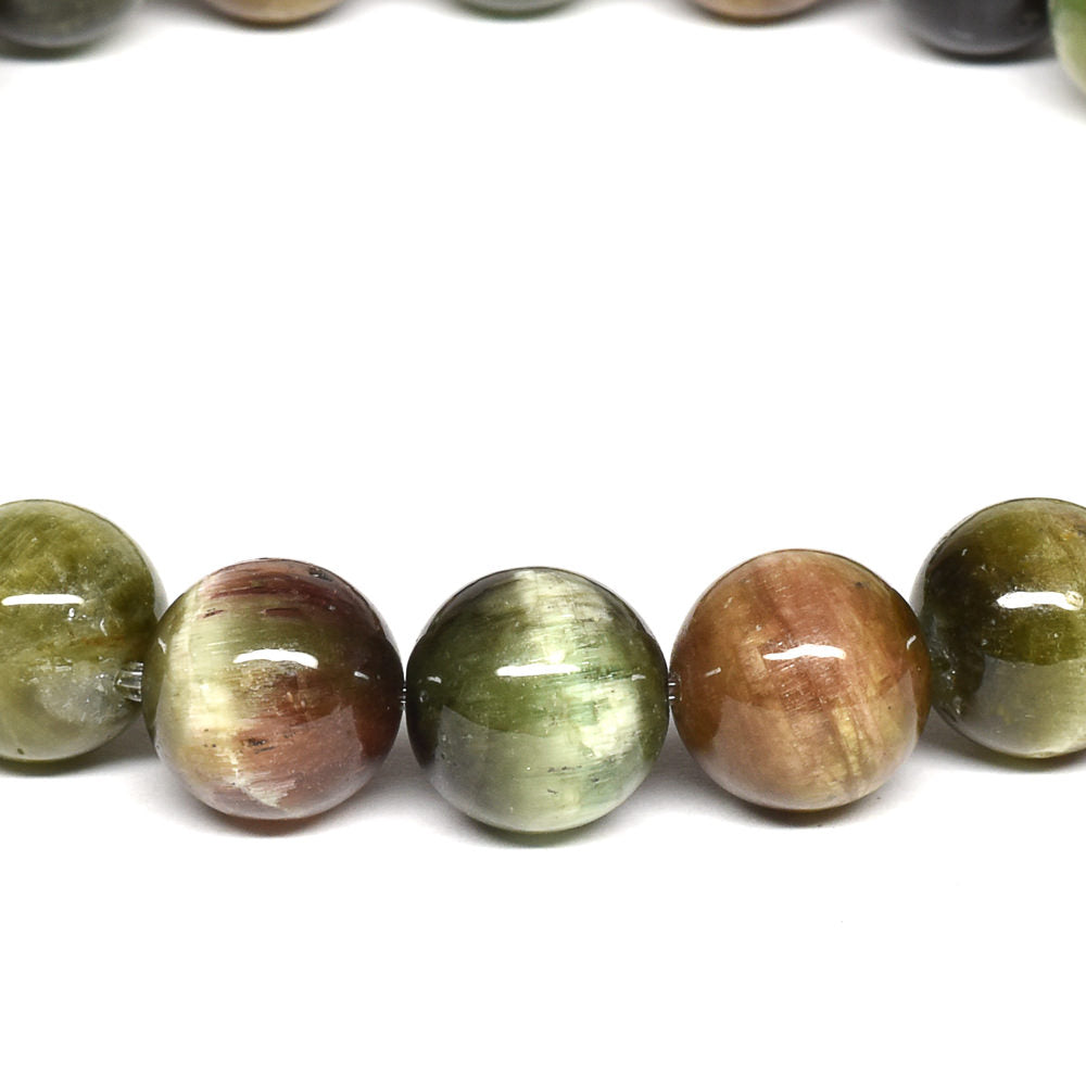マルチカラートルマリンキャッツアイ ブレスレット 8.5mm #PK523