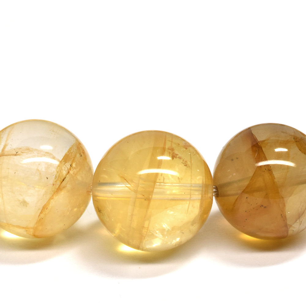 リモナイト・イン・クォーツ ブレスレット 12.5mm #PL040