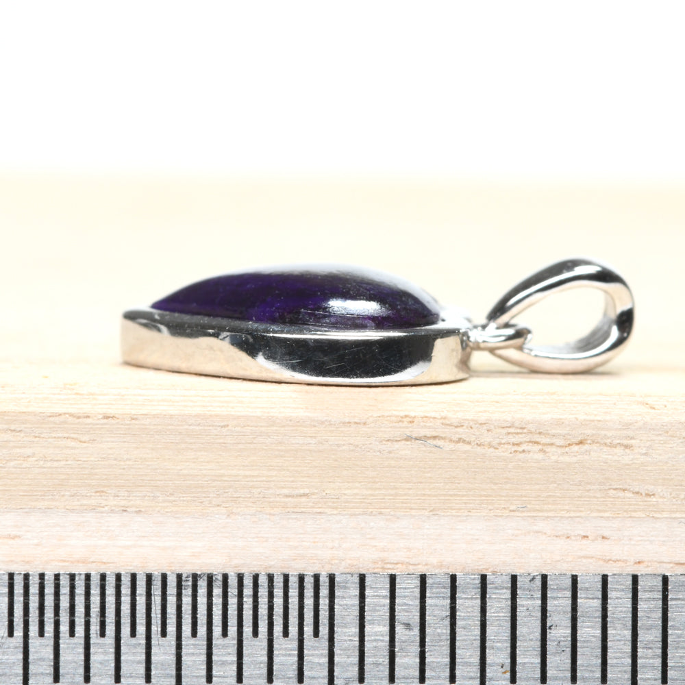スギライト SV925 ペンダントトップ 11x12mm #PL525