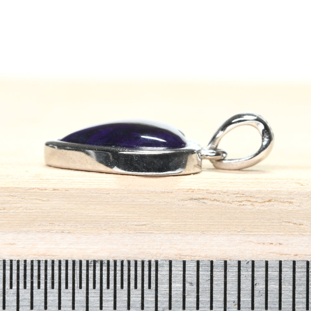 スギライト SV925 ペンダントトップ 11x12mm #PL526