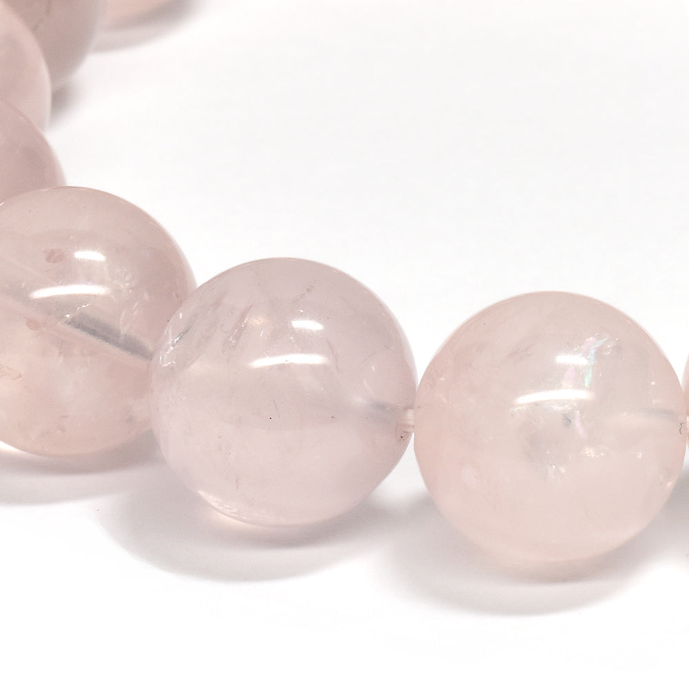 アイリス・ローズクォーツ ブレスレット 12.5mm #QA012