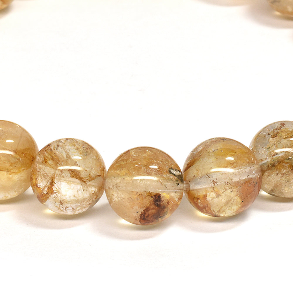 リモナイトインクォーツ ブレスレット 10mm #QE062
