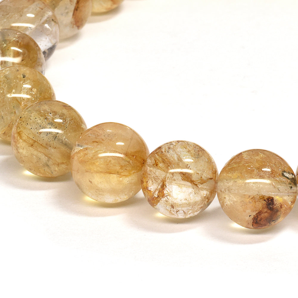 リモナイトインクォーツ ブレスレット 10mm #QE062