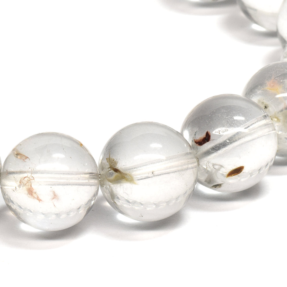 ヘアボールトルマリンインクォーツ ブレスレット 11.5mm #QE126