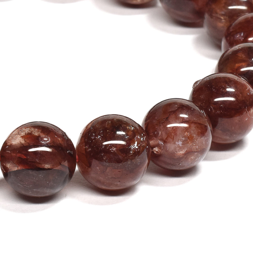 ヘマタイト・イン・クォーツ ブレスレット 10mm #QE141