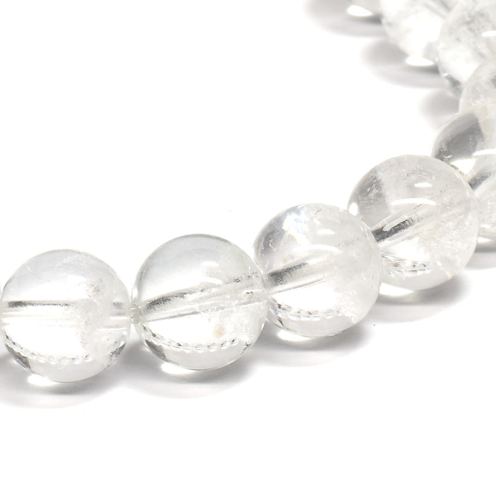 ホワイトファントムクォーツ ブレスレット 8.5mm #QE158
