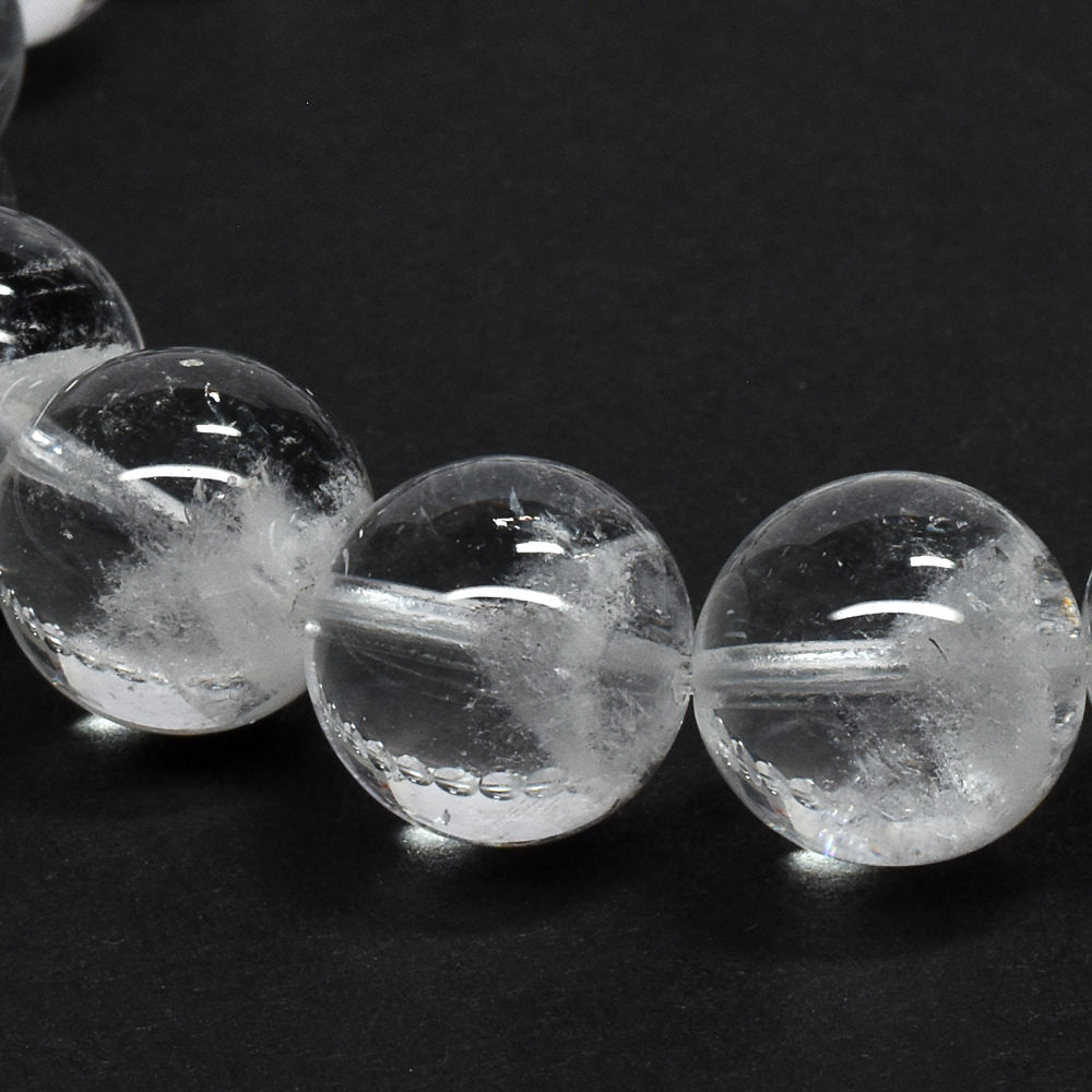 ホワイトファントムクォーツ ブレスレット 11mm #QE161