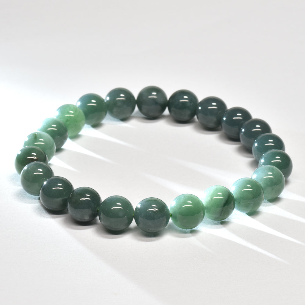 グアテマラ産 翡翠 ブレスレット 8.5mm #QH179