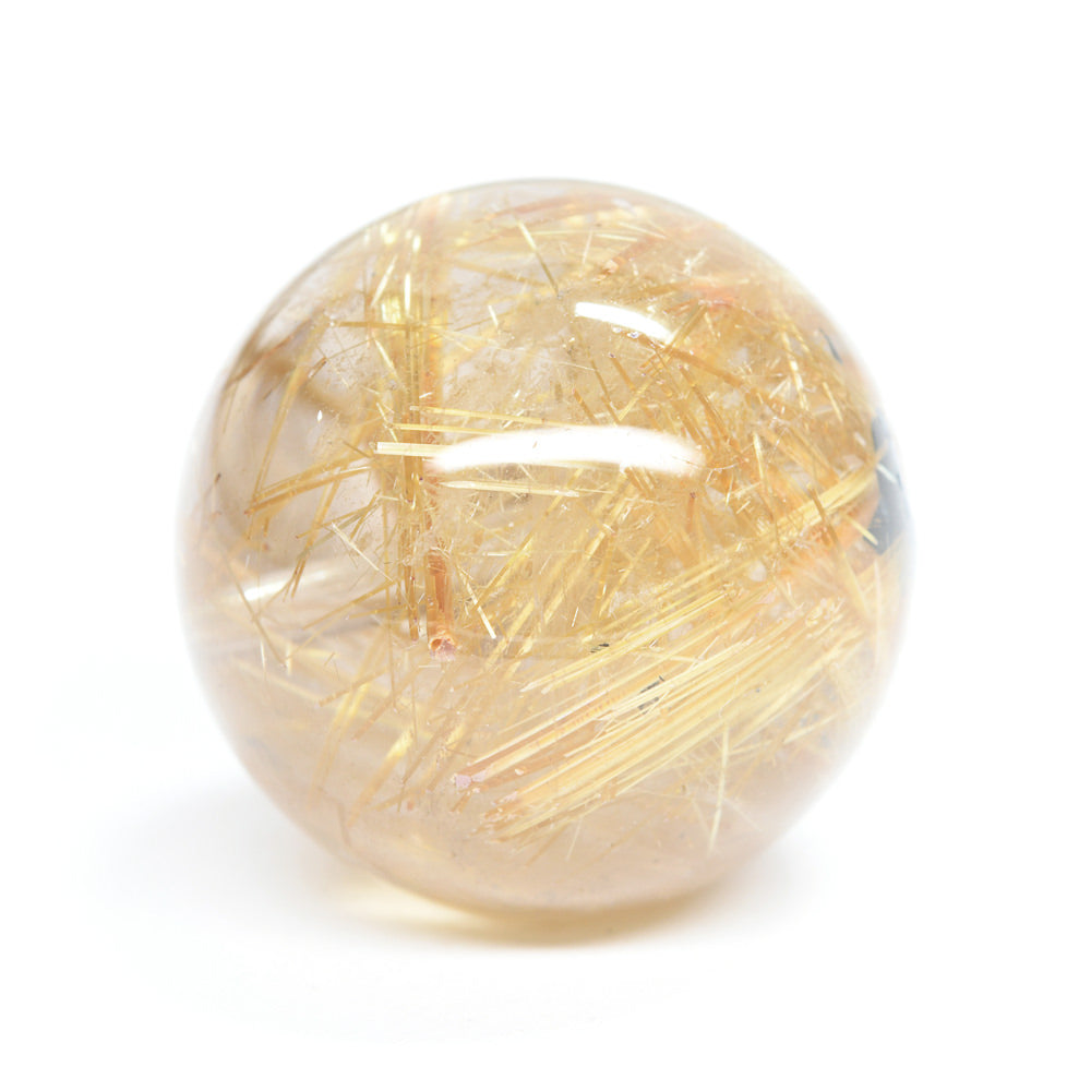 ゴールドルチルクォーツ ビーズ 15.6mm #QJ030