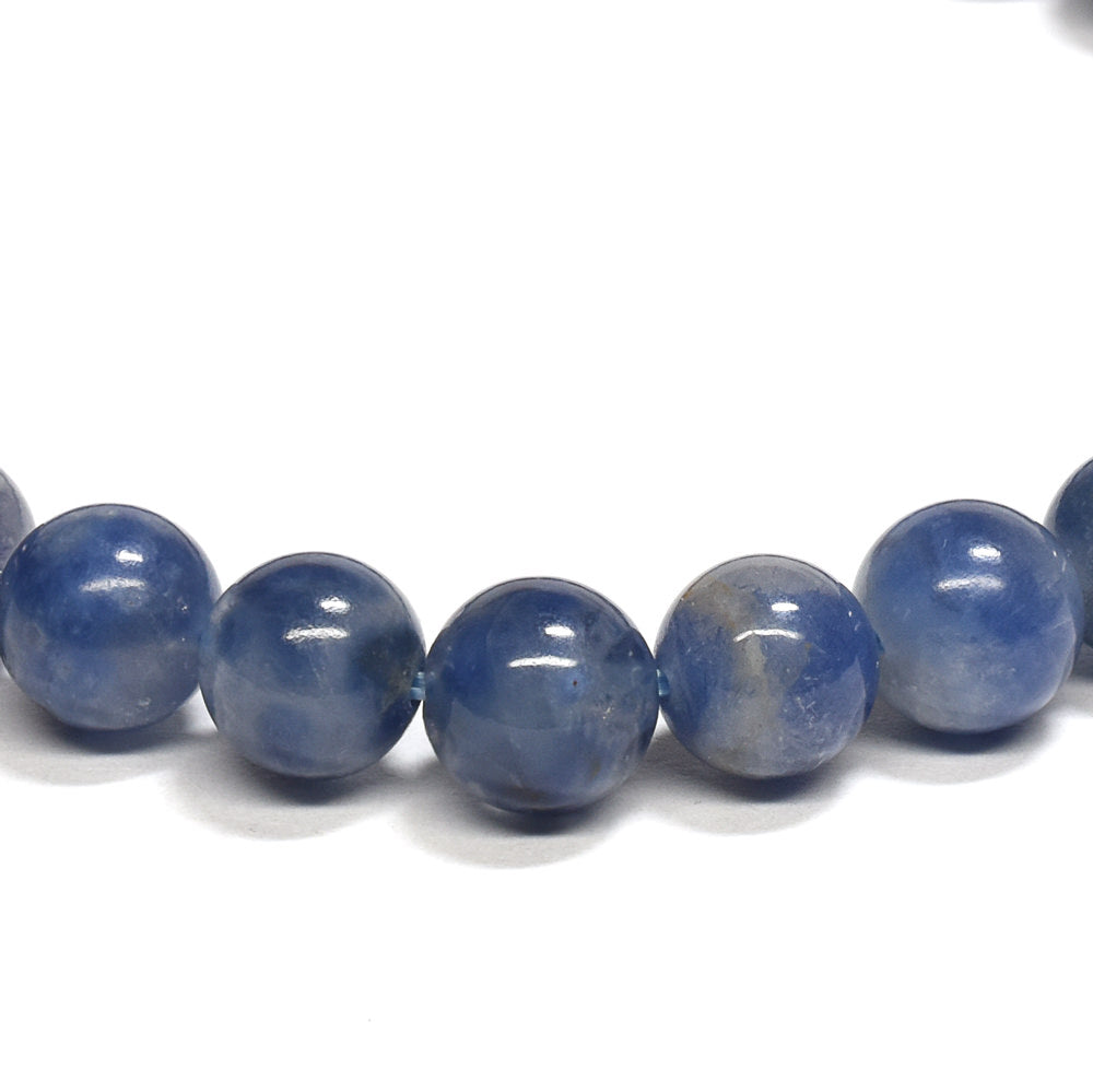デュモルチェライトインクォーツ ブレスレット 6.5mm #QJ043