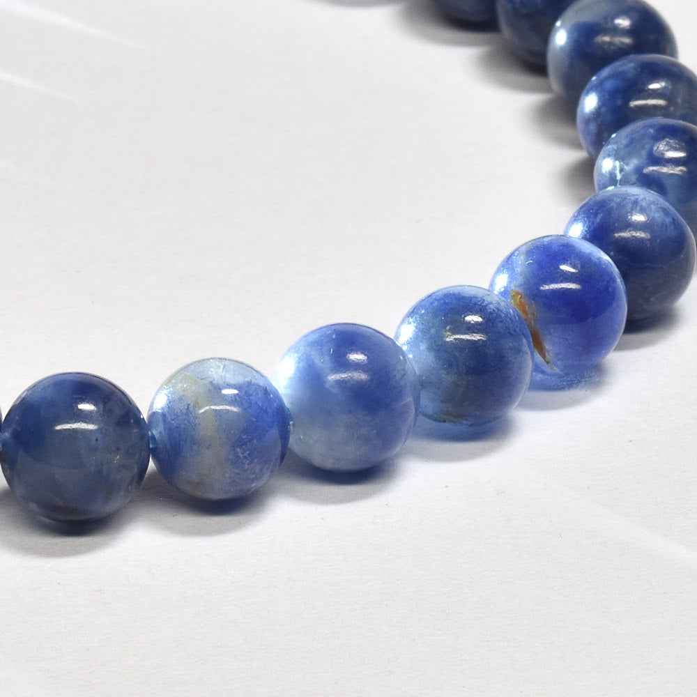 デュモルチェライトインクォーツ ブレスレット 6.5mm #QJ043