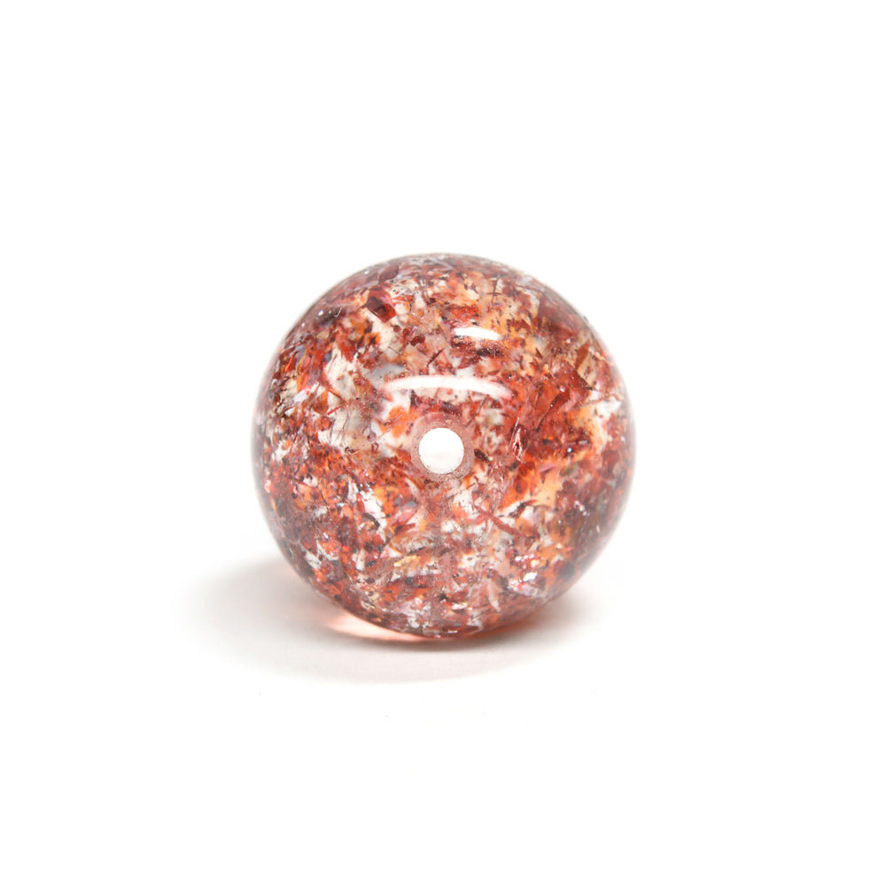 ファイアークォーツ ビーズ 10.2mm #QJ092