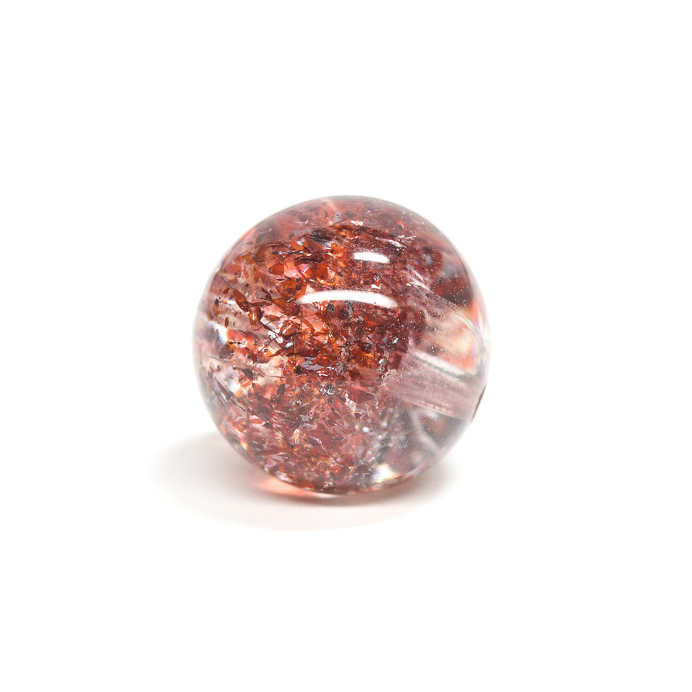 ファイアークォーツ ビーズ 10.2mm #QJ092