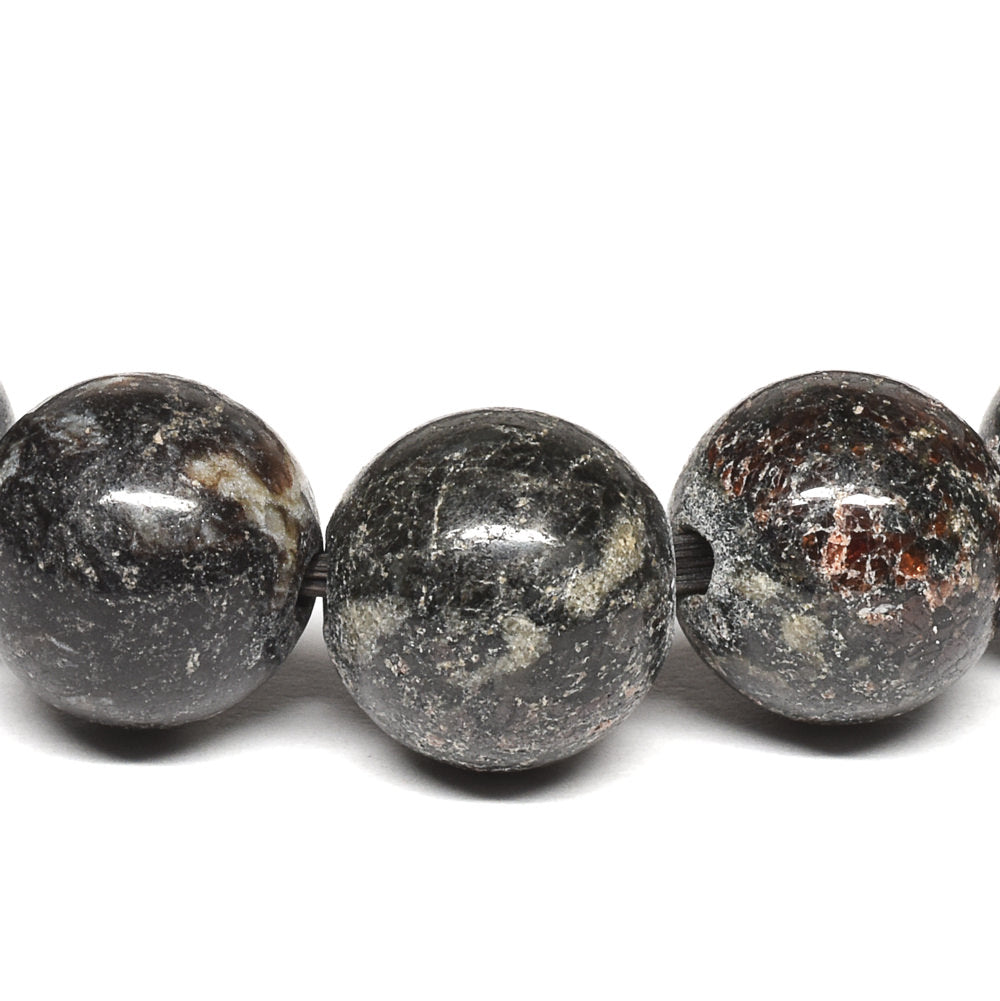 ブラックハイドガーネット ブレスレット 10mm #QK017