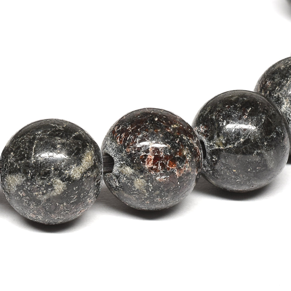 ブラックハイドガーネット ブレスレット 10mm #QK017