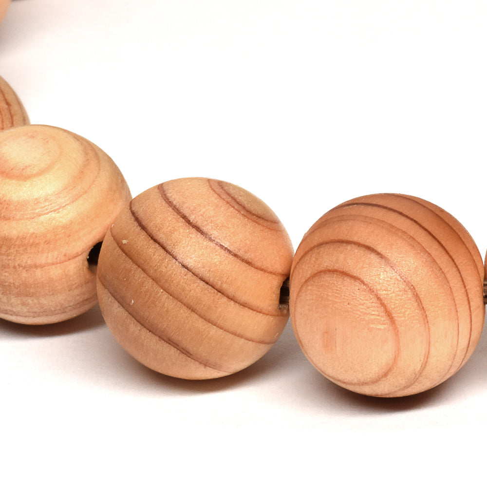 熊野桧 目あり ブレスレット 12mm #QK104