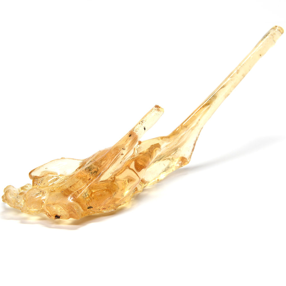 珍品] 虫入りコパル 原石 195x80x42mm #QK117 – premium stone gallery