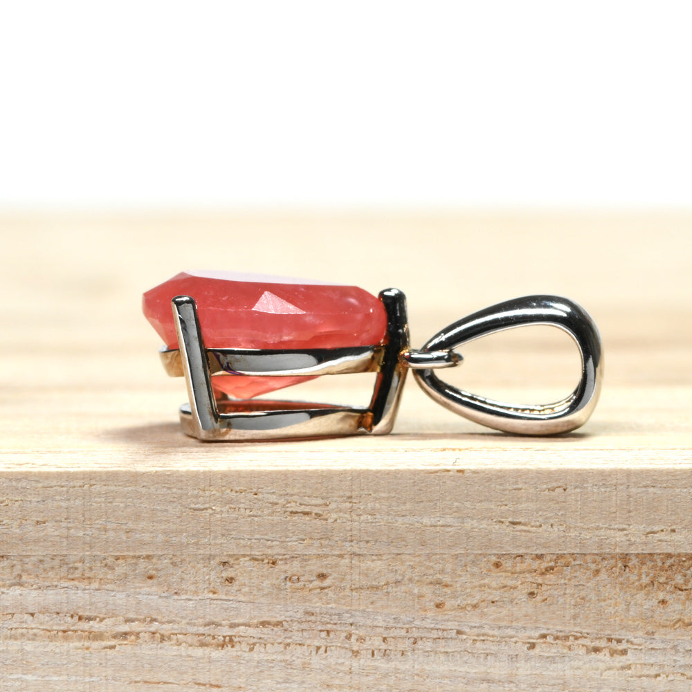 北海道産インカローズ ペンダントトップ 9x7x6mm #QK247
