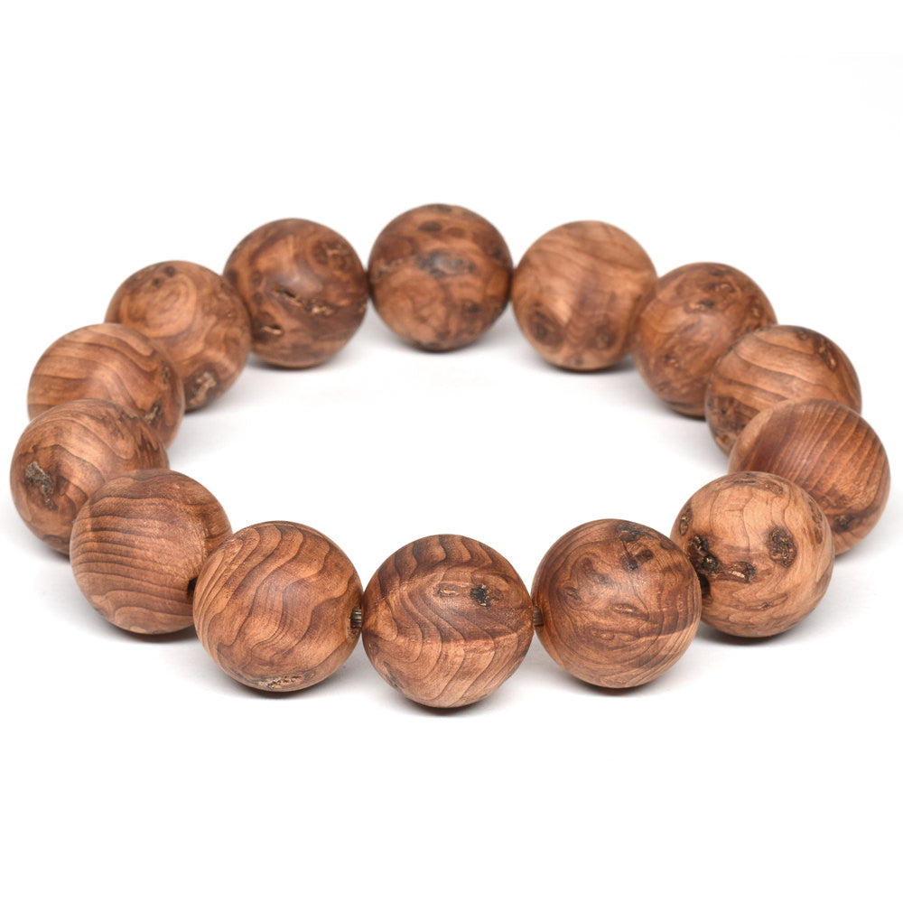 最高級屋久杉「泡瘤」ブレスレット 15.5mm #QK275