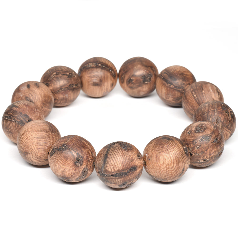 最高級屋久杉「泡瘤」ブレスレット 18mm #QK278