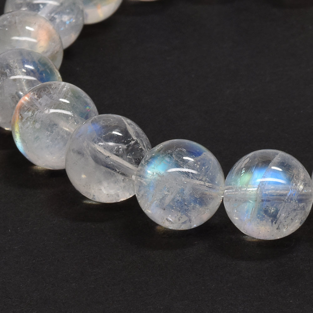 ホワイトラブラドライト ブレスレット 10mm #QL193