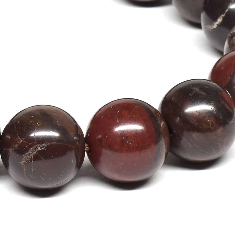 青森県産 津軽錦緋石 ブレスレット 12mm #QM303