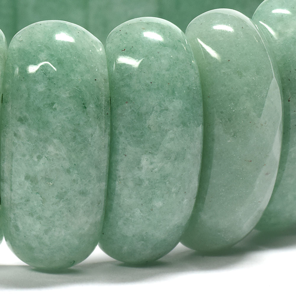 グリーンアベンチュリン バングル 9x25x8mm #QM344