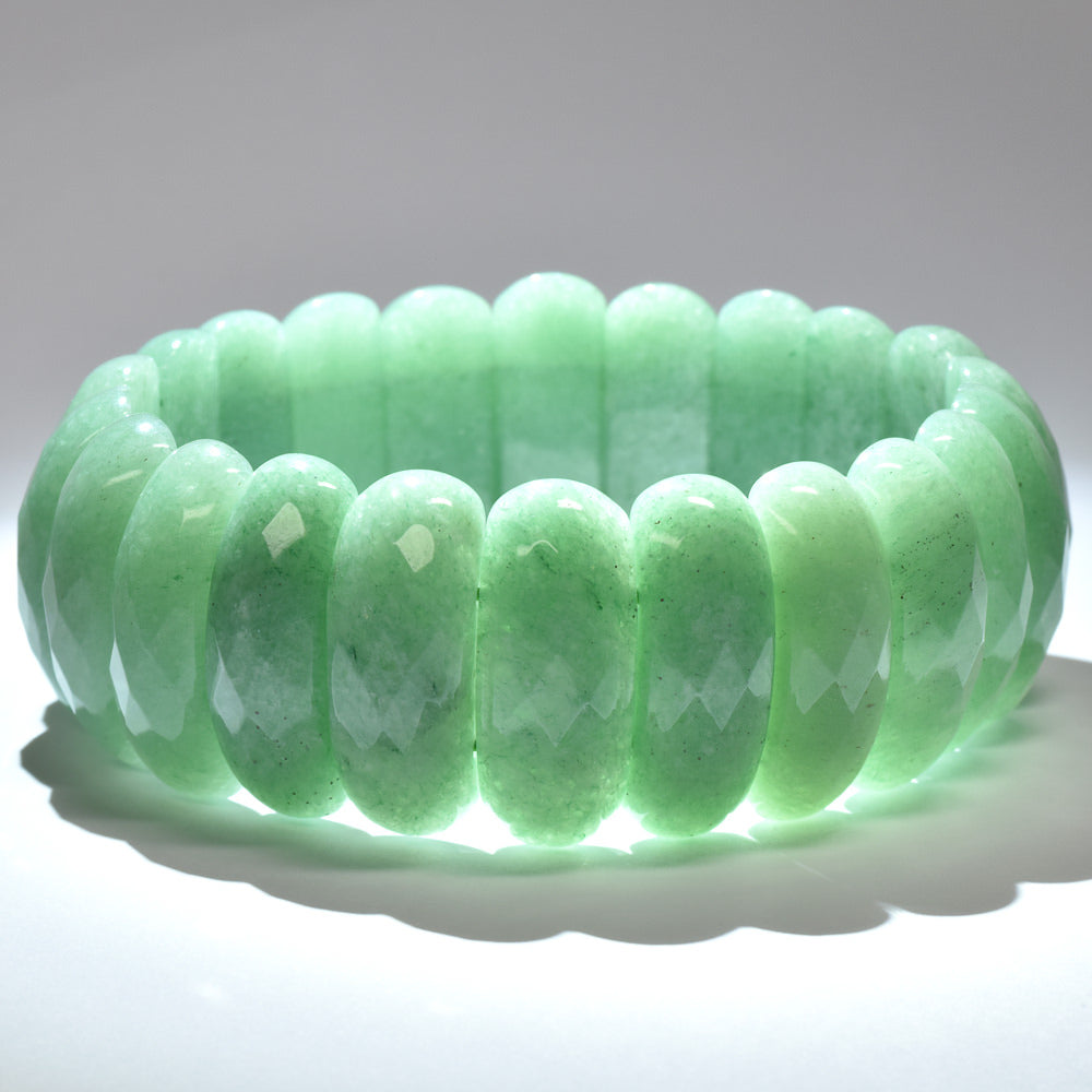 グリーンアベンチュリン バングル 9x25x8mm #QM344