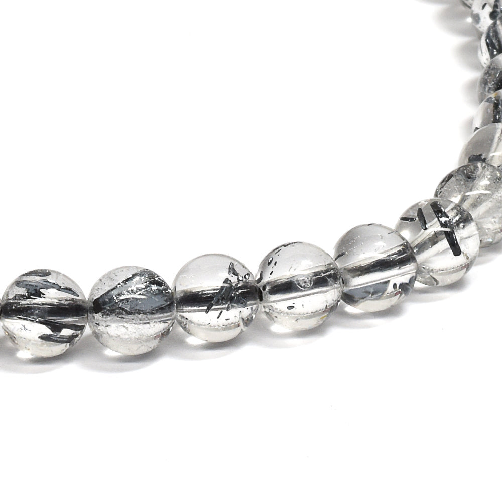 スティブナイトインクォーツ ブレスレット 4.5-5mm #QM392