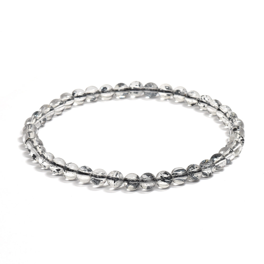 スティブナイトインクォーツ ブレスレット 4.5-5mm #QM393
