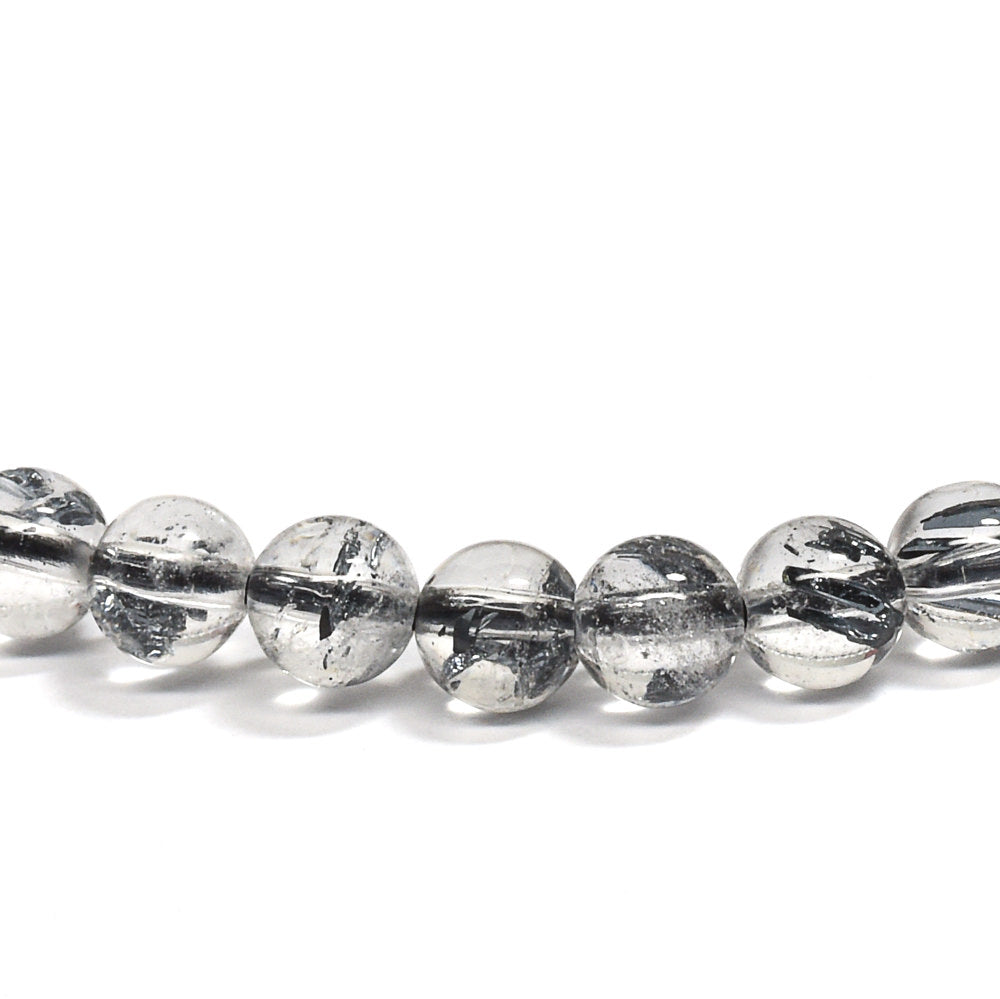 スティブナイトインクォーツ ブレスレット 4.5-5mm #QM393