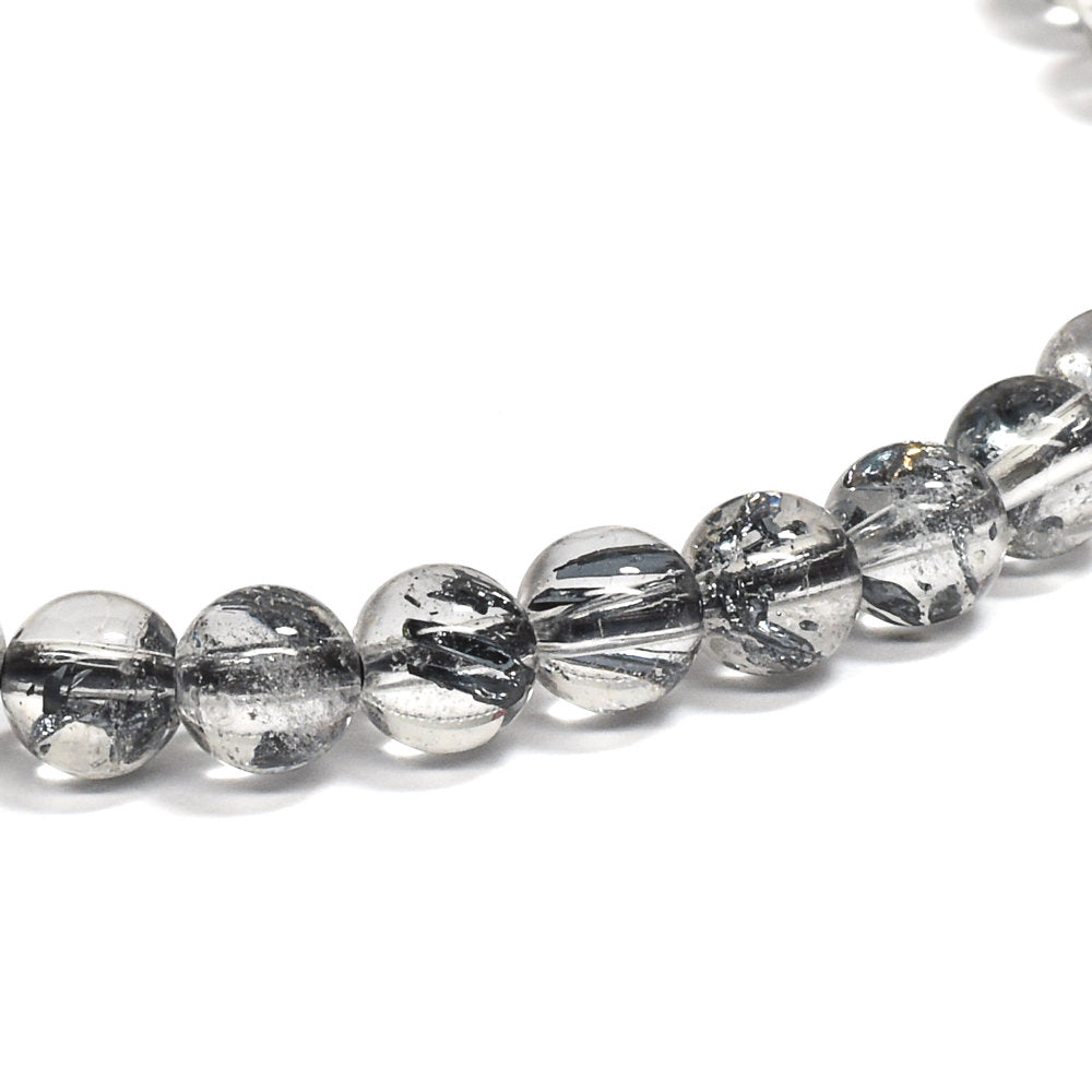スティブナイトインクォーツ ブレスレット 4.5-5mm #QM393