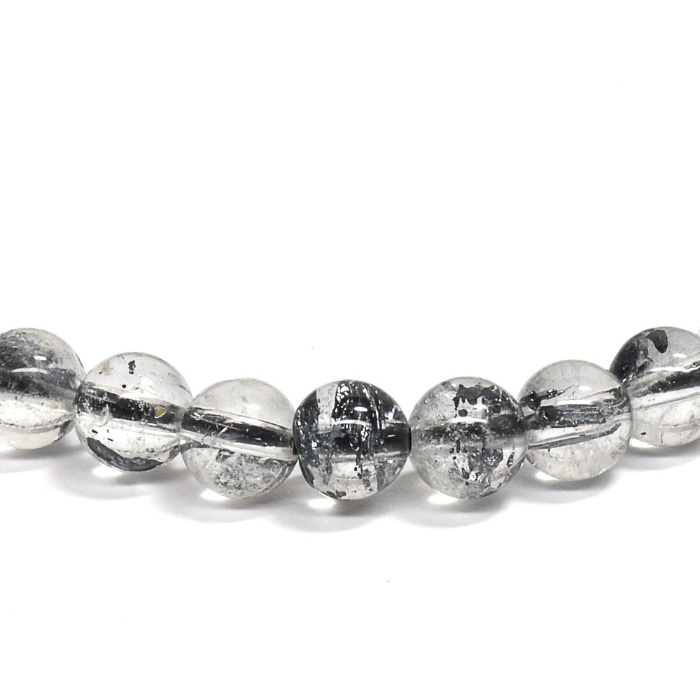 スティブナイトインクォーツ ブレスレット 4.5-5mm #QM394