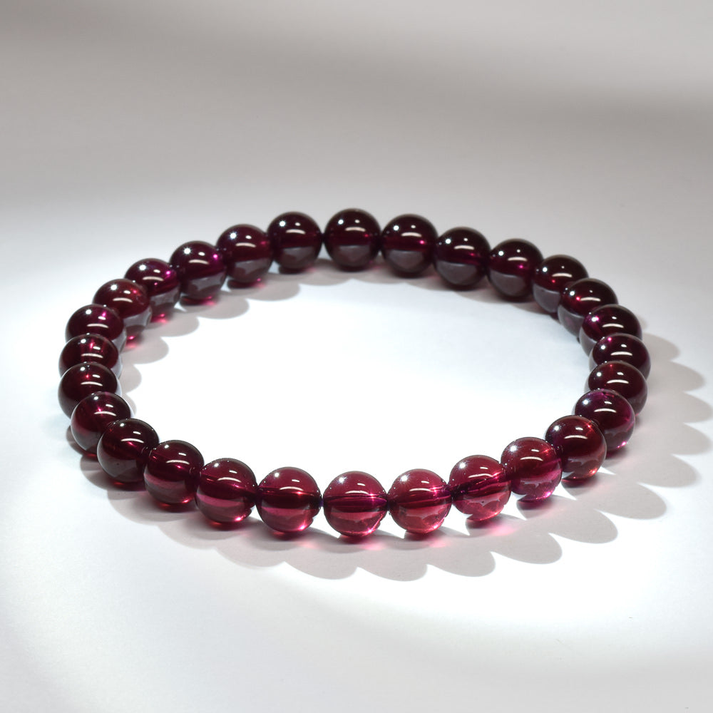 ロードライトガーネット ブレスレット 6.5mm #QM419