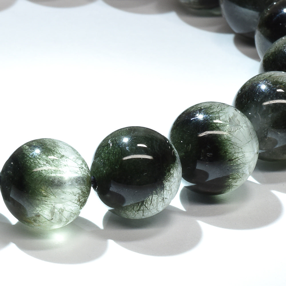 アクチノライトインクォーツ ブレスレット 10mm #RA022