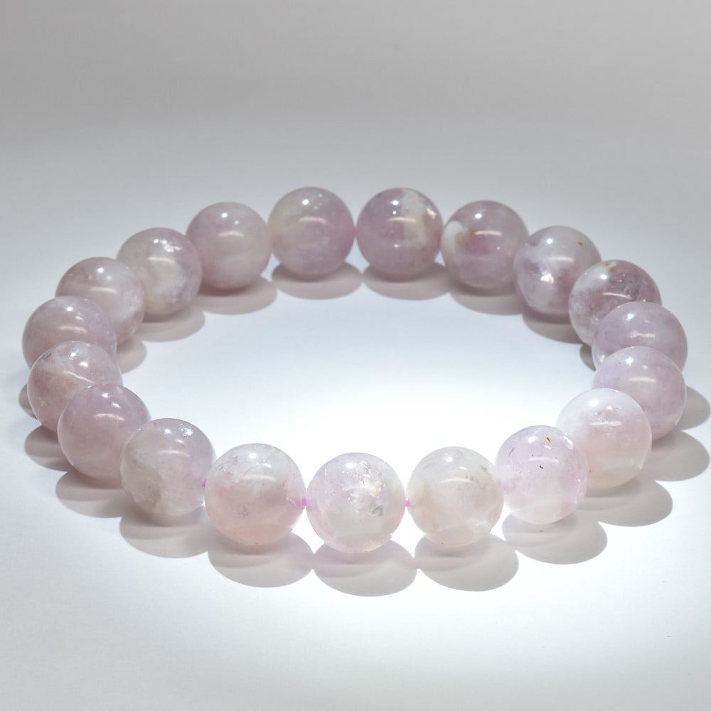 ピンクマイカ ブレスレット 10.5mm #RA025