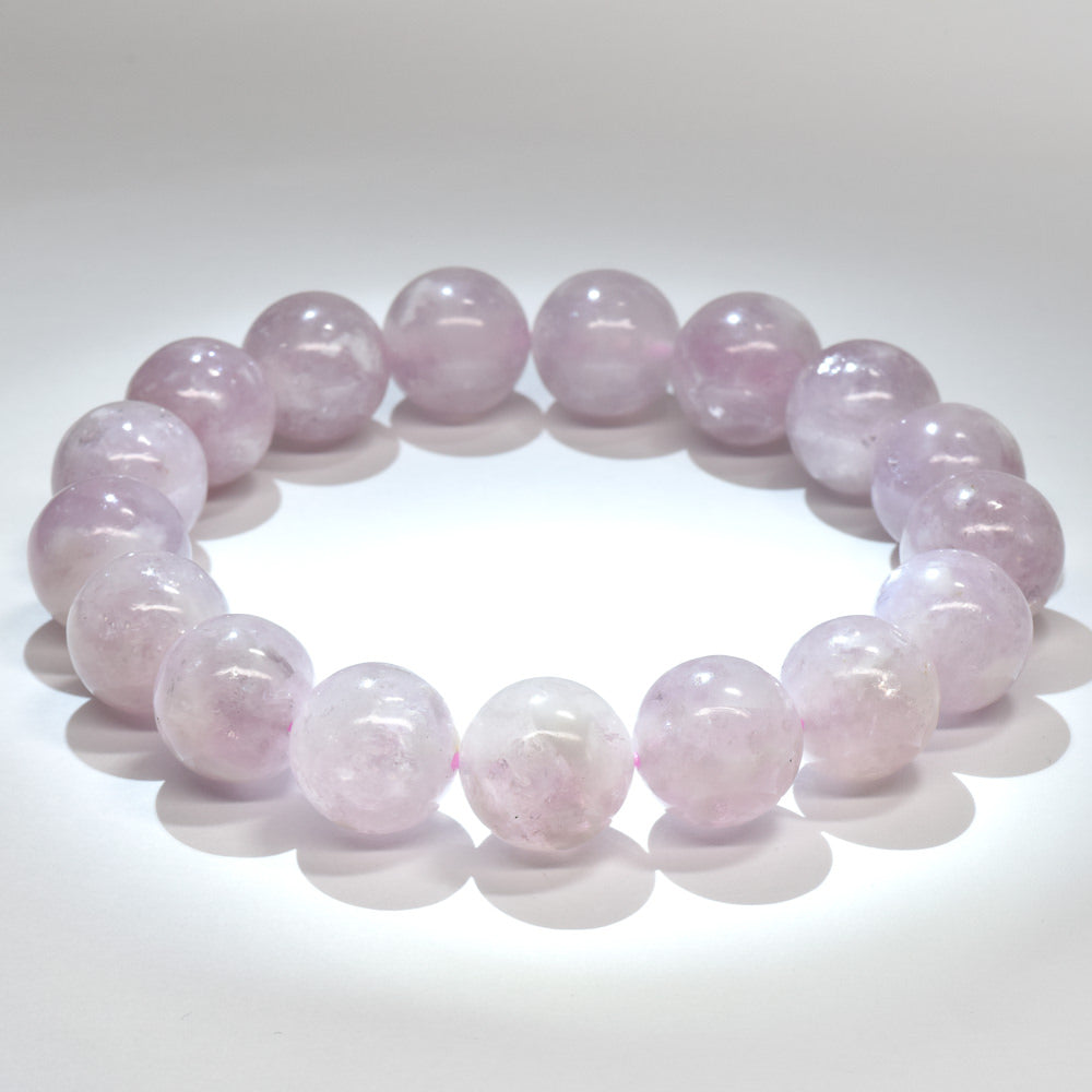 ピンクマイカ ブレスレット 12.5mm #RA028