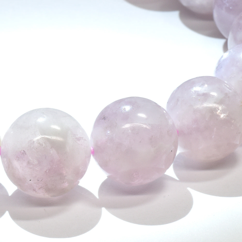 ピンクマイカ ブレスレット 12.5mm #RA028