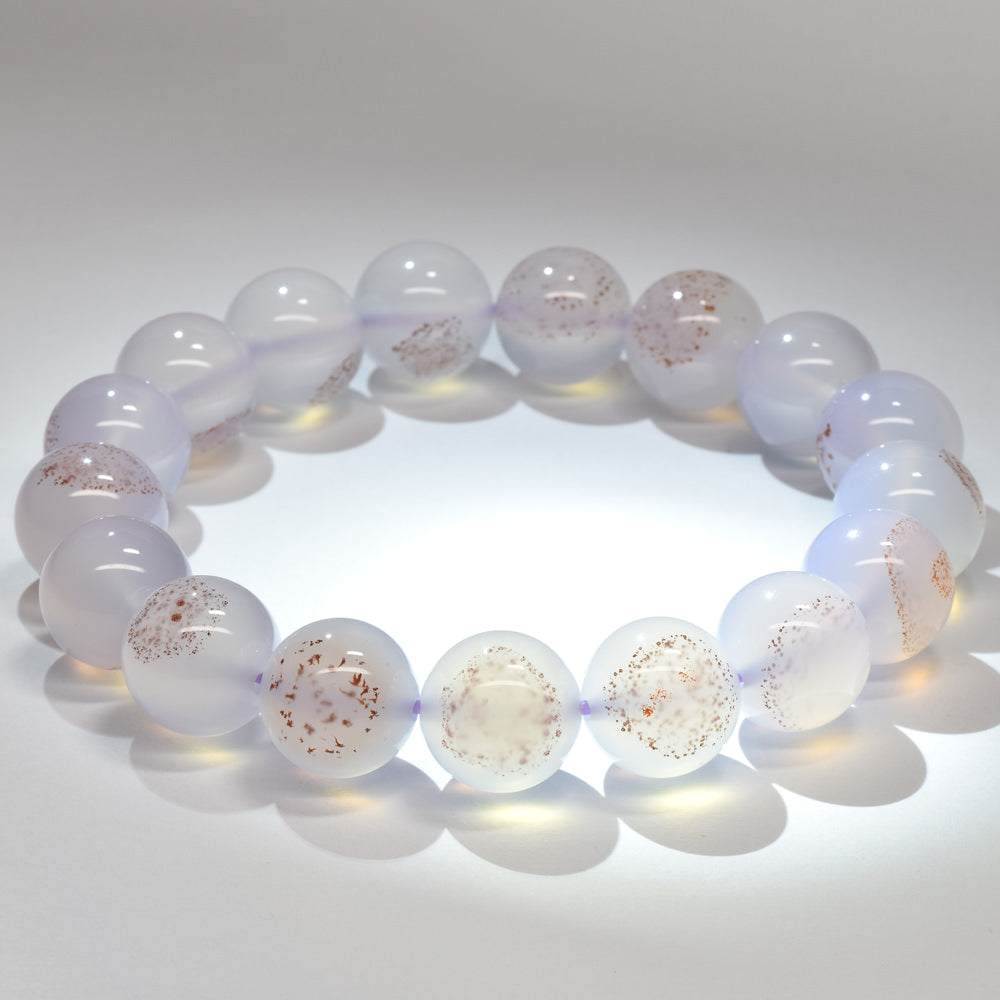 ブラッドショットアゲート ブレスレット 12mm #RA205