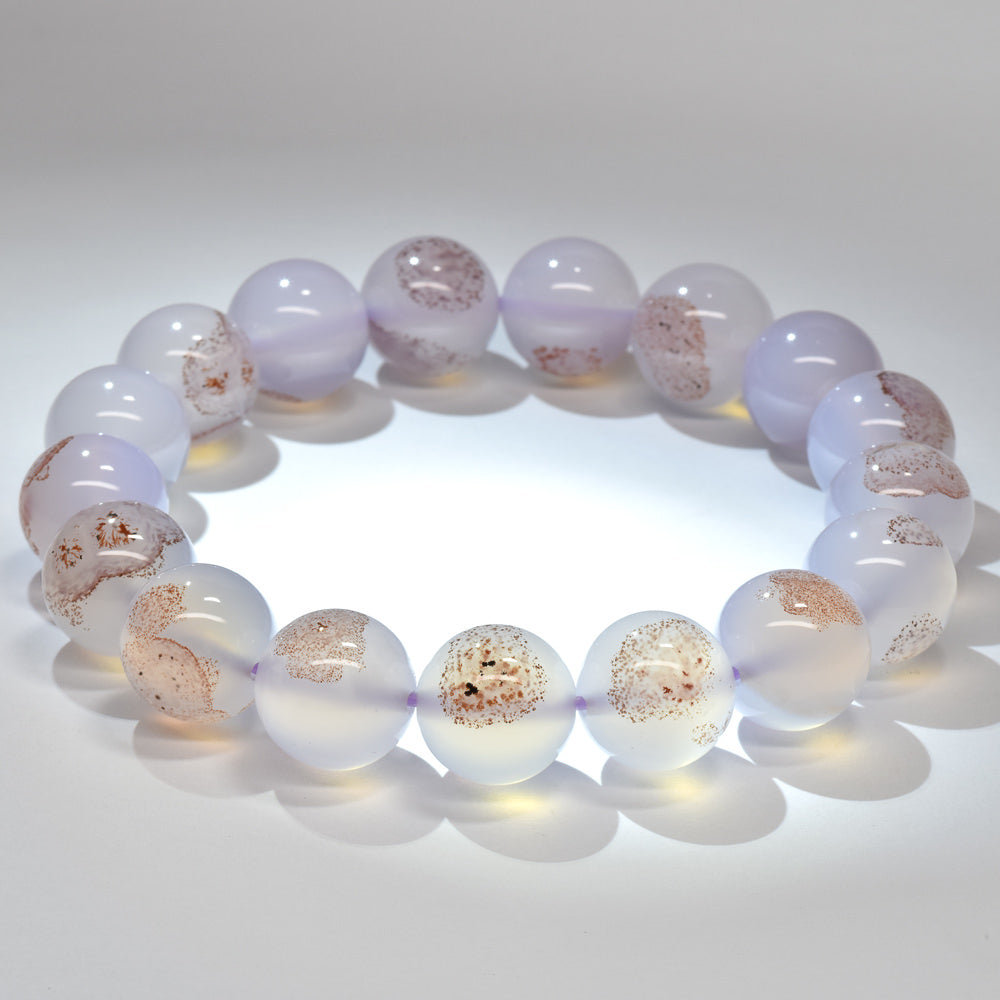 ブラッドショットアゲート ブレスレット 12mm #RA206